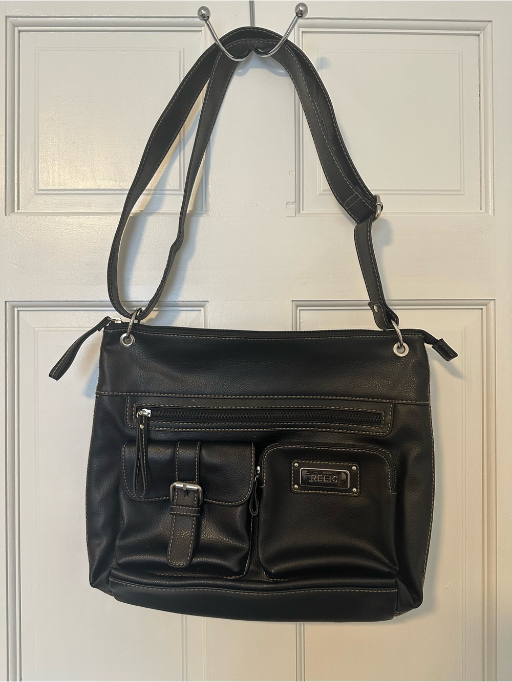 Relic Women's Black Crossbody Shoulder Bag